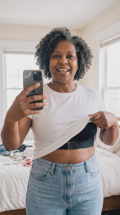 Front-Closing Strapless Bra — Smooth, Bare Back